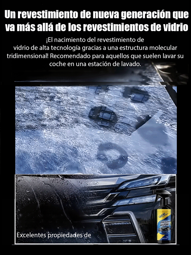 Spray de Nanorecubrimiento para Automóviles 5 en 1